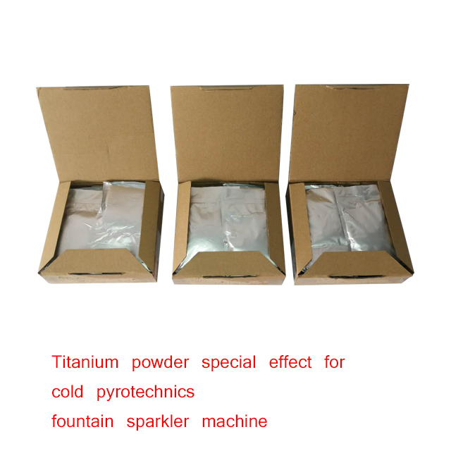 wedding parties dj special stage effect lighting Compound Titanium Metal Powder for cold fireworks cold sparks machine