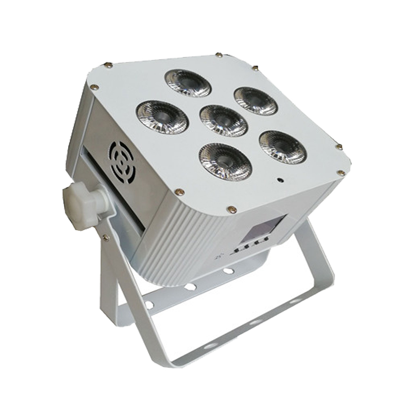 6*18W 6 in 1 RGBWA UV Wireless Battery &Wifi Led Up Light