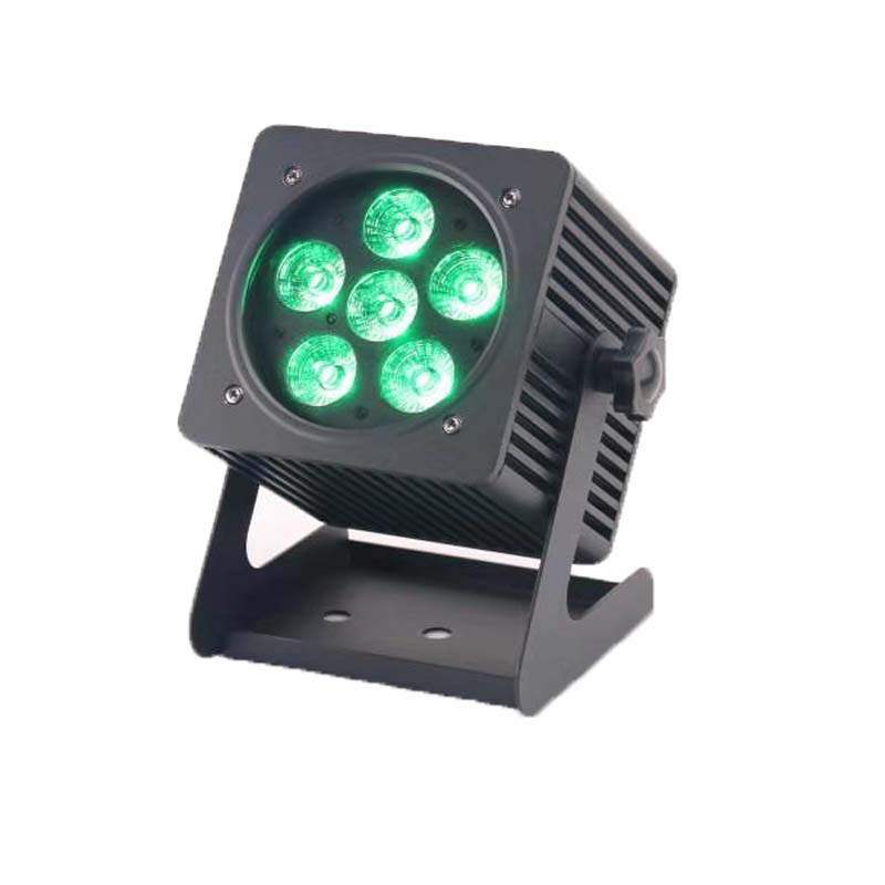 IP65 6*18w Led RGBWA UV 6in1 Wireless & WIFI & Battery  Rechargeable Light