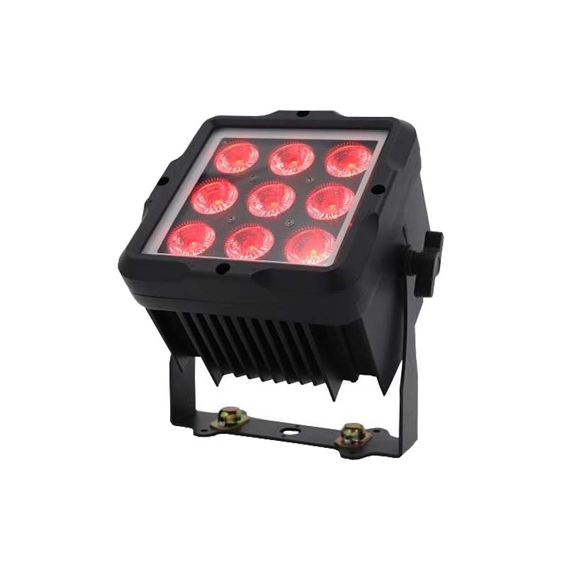 IP65 9*18w Led RGBWA UV 6in1 Wireless & WIFI & Battery  Rechargeable Light