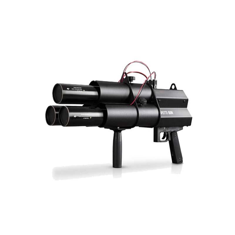 3 shot FX confetti gun confetti blower hand control DMX 3 channels stage confetti machine