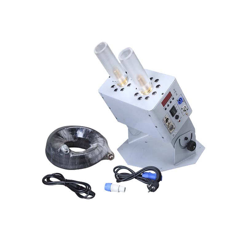 Dual-Barrel LED CO2 Jet Machine 18x3w RGB 3 In 1 Dry Ice Fog Effect Co2 Cannon