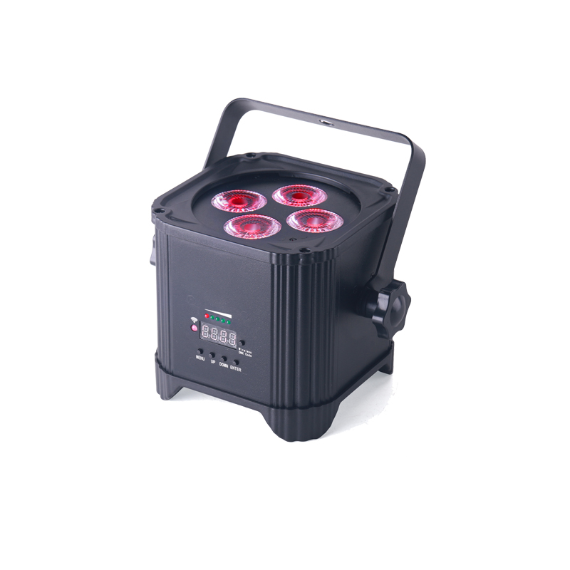4*18w Led RGBWA UV 6in1 Wireless & WIFI & Battery  Rechargeable Light
