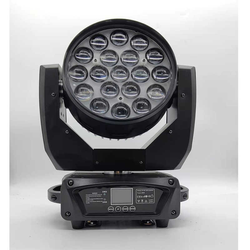 19*15W LED ZOOM WASH MOVING HEAD LIGHTS