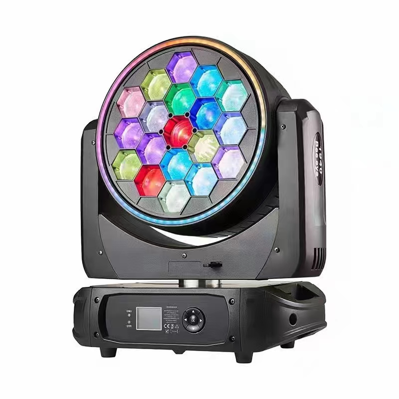 19x40W LED BEAM ZOOM WASH MOVING HEAD LIGHTS